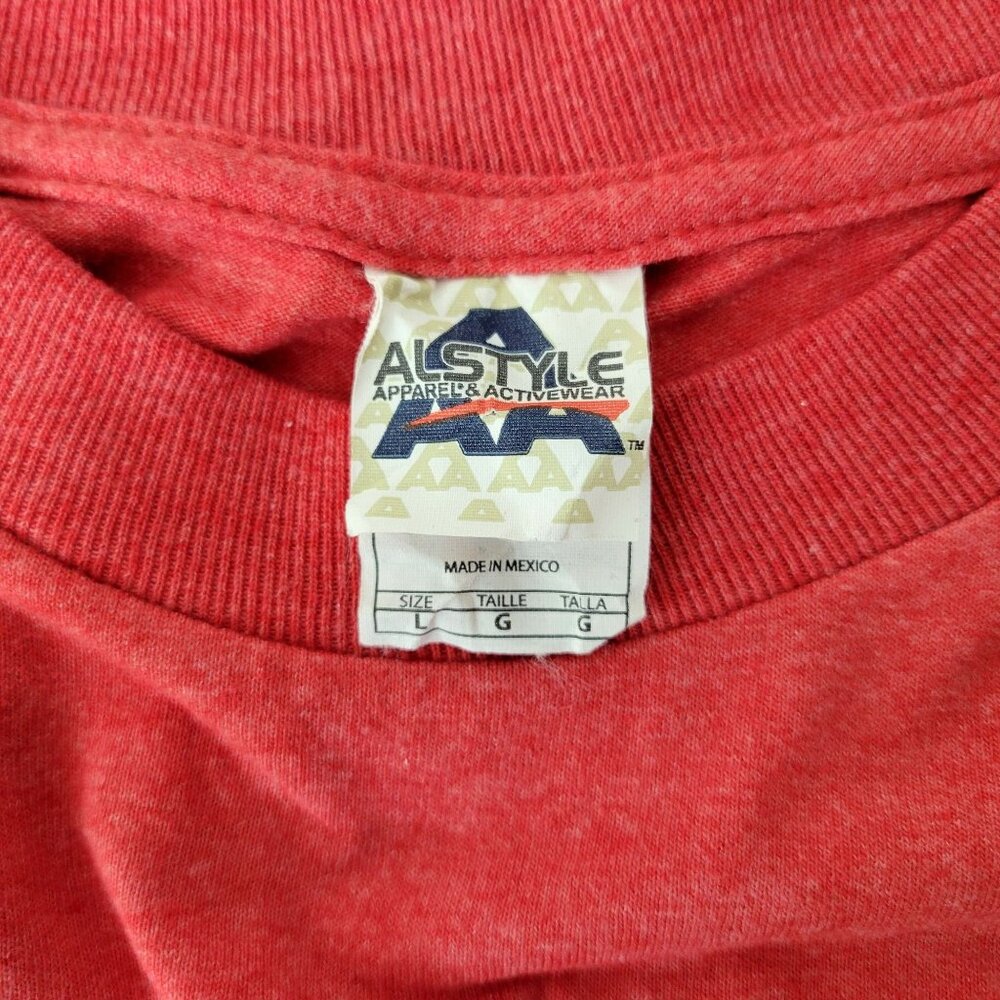 Estes Park Colorado Long Sleeve Red T-Shirt - Picture 3 of 4